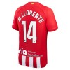 Camisola Atlético Madrid M. Llorente 14 Homen Equipamento 1ª 23/24